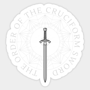 The Order of the Cruciform Sword logo OCS - warrior nun - ava silva and sister Beatrice, avatrice, netflix Sticker